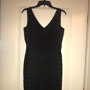 White House black market black dress, size 4